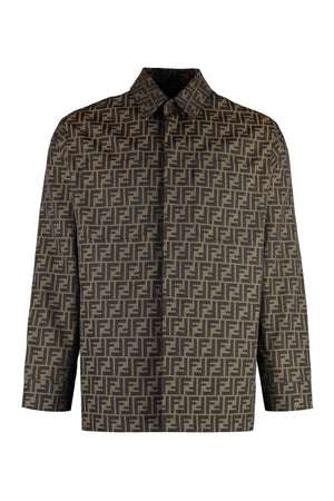 Jacquard fabric jacket-0